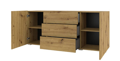 Ava 26 Sideboard Cabinet 140cm [Oak] - Internal Image