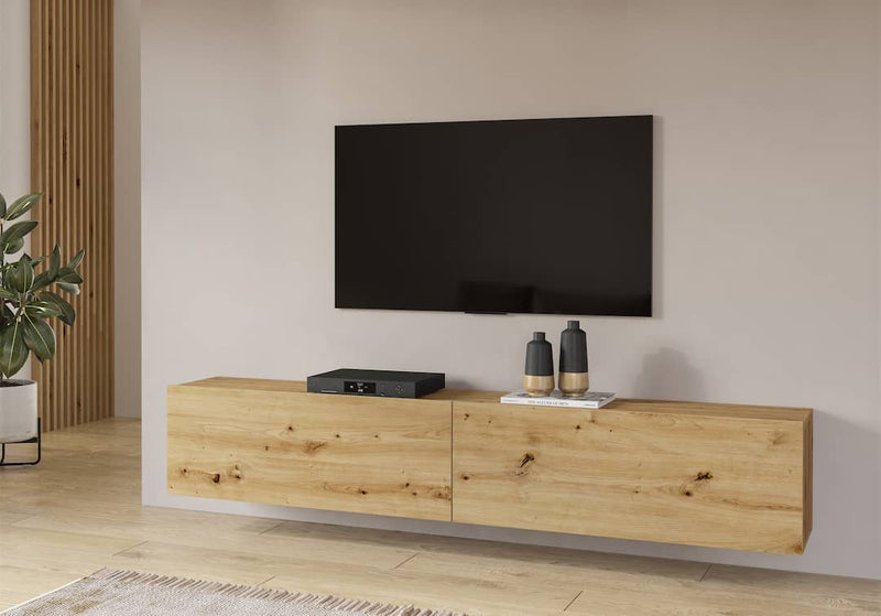 Ava 40 TV Cabinet 180cm [Oak] - Lifestyle Image 3
