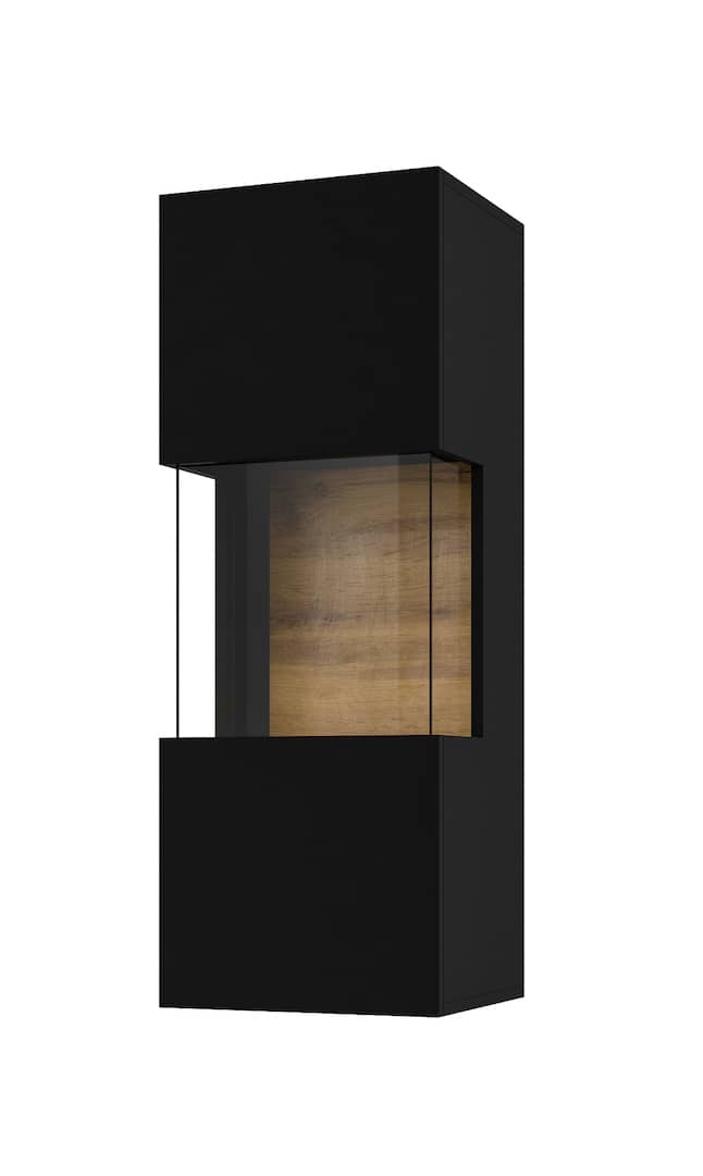 Ava 07 Wall Hung Cabinet 36cm [Black] - White Background 