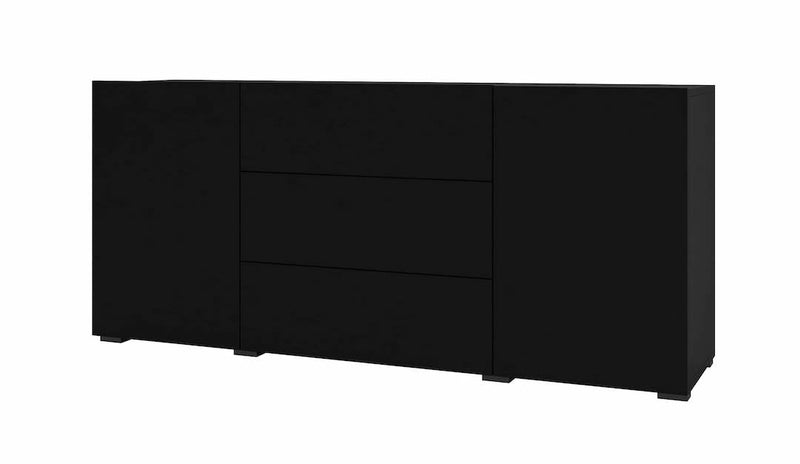 Ava 26 Sideboard Cabinet 140cm [Black] - White Background 