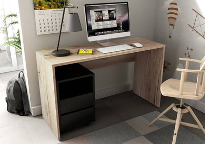 Agapi Desk 130cm [Oak] - Lifestyle Image