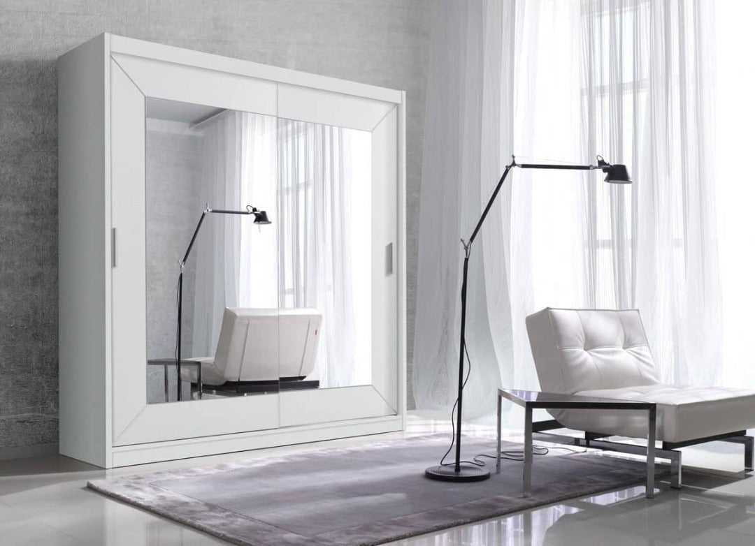 Sliding Door Mirrored Wardrobe Alfa – Arthauss Furniture