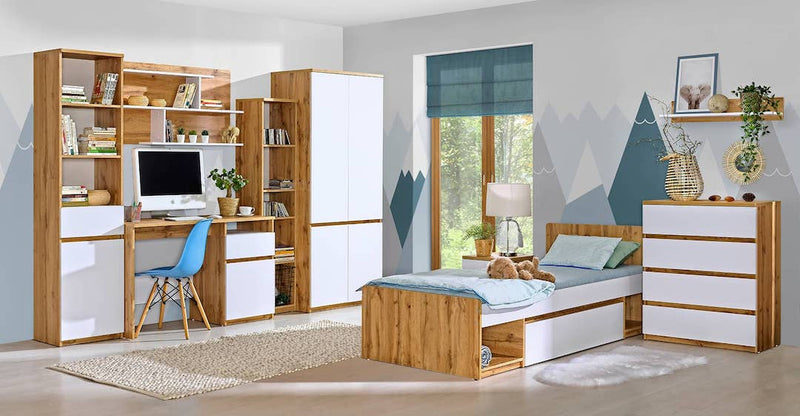 Arca Bedroom Set [Oak Wotan] - Lifestyle Image