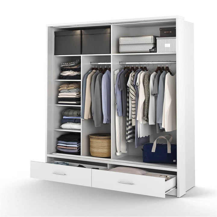 Arti 5 2 Sliding Door Wardrobe 200cm Arthauss Furniture