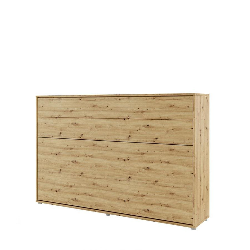 BC-05 Horizontal Wall Bed Concept 120cm [Oak] - White Background
