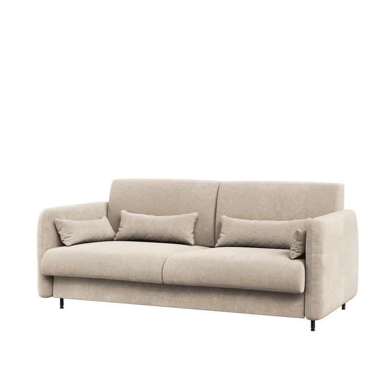 BC-19 Upholstered Sofa For BC-12 Vertical Wall Bed Concept 160cm [Beige] - Front Image 3