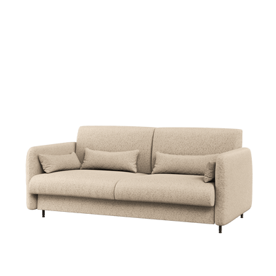 BC-19 Upholstered Sofa For BC-12 Vertical Wall Bed Concept 160cm [Beige] - Front Image