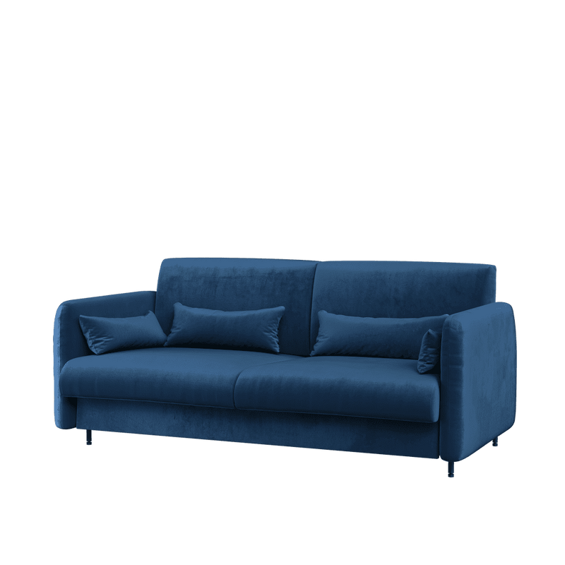 BC-19 Upholstered Sofa For BC-12 Vertical Wall Bed Concept 160cm [Navy] - Front Image