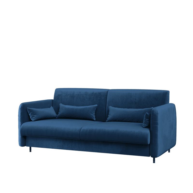 BC-18 Upholstered Sofa For BC-01 Vertical Wall Bed Concept 140cm [Navy] - Front Image