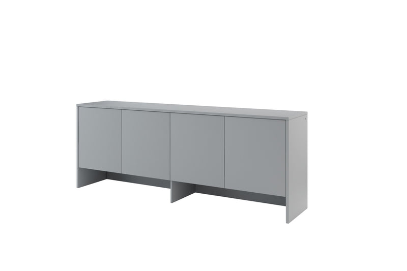 BC-10 Over Bed Unit for Horizontal Wall Bed Concept 120cm [Grey] - White Background
