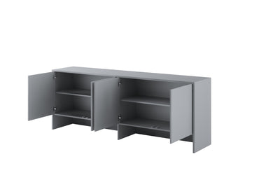 BC-10 Over Bed Unit for Horizontal Wall Bed Concept 120cm [Grey] - Interior Image