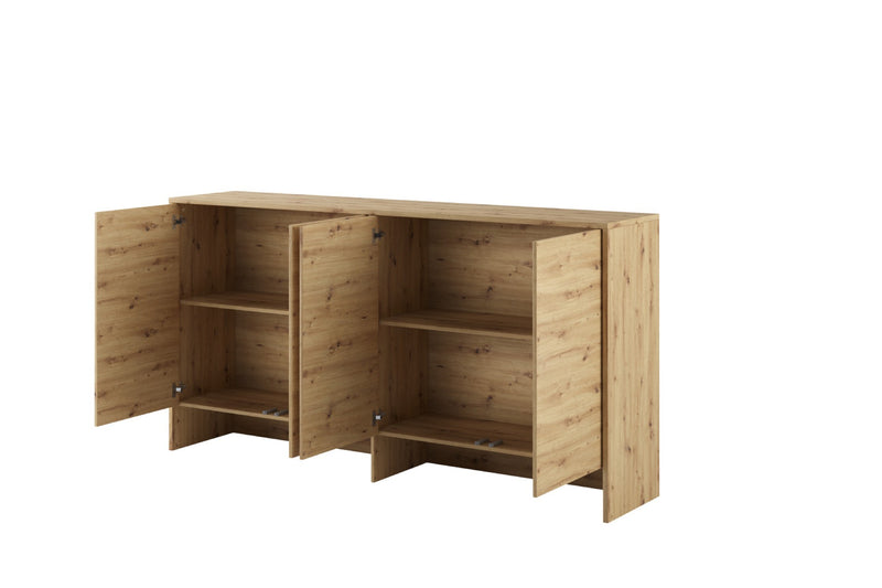 BC-11 Over Bed Unit for Horizontal Wall Bed Concept 90cm [Oak] - Interior Image