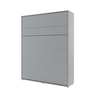 BC-13 Vertical Wall Bed Concept 180cm [Grey] - White Background
