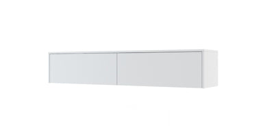 BC-15 Over Bed Unit for Horizontal Wall Bed Concept 160cm [White Matt] - White Background
