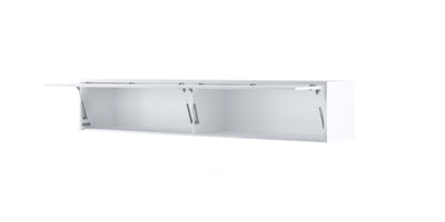 BC-15 Over Bed Unit for Horizontal Wall Bed Concept 160cm [White Matt] - White Background 2