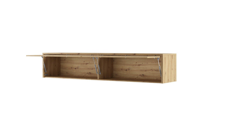 BC-14 Horizontal Wall Bed Concept 160cm With Storage Cabinet [Oak] - Storage Cabinet 2