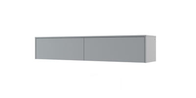 BC-15 Over Bed Unit for Horizontal Wall Bed Concept 160cm [Grey] - White Background