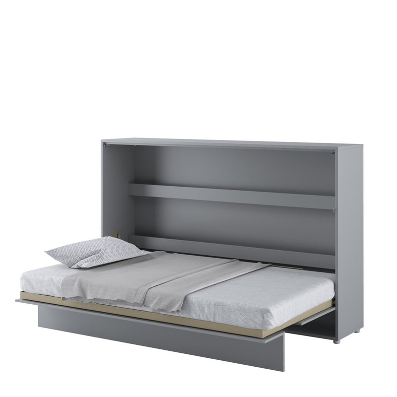 BC-05 Horizontal Wall Bed Concept 120cm [Grey] - White Background 2