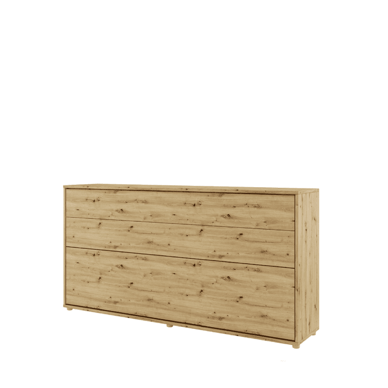 BC-06 Horizontal Wall Bed Concept 90cm [Oak] - White Background