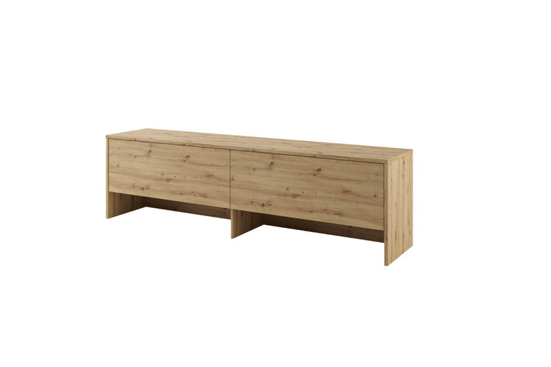BC-09 Over Bed Unit for Horizontal Wall Bed Concept 140cm [Oak] - White Background