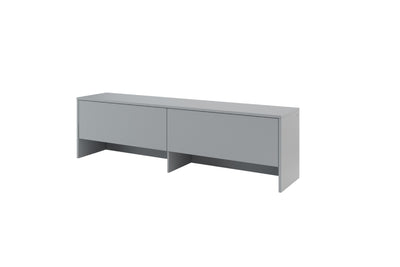 BC-09 Over Bed Unit for Horizontal Wall Bed Concept 140cm [Grey] - White Background