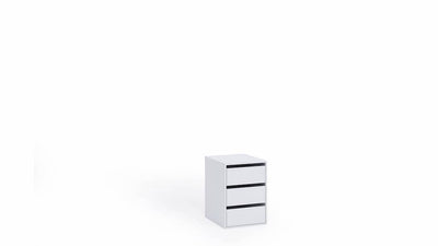 Bono Cabinet 44cm [White] - White Background