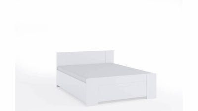 Bono Ottoman Bed [EU King] [White] - White Background