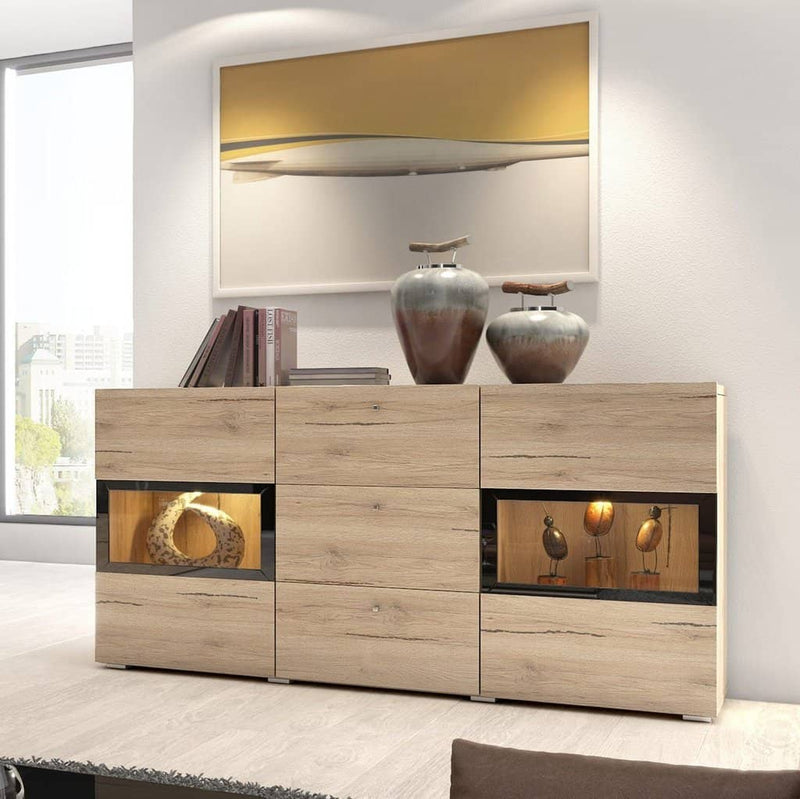 Baros 26 - Sideboard Cabinet 132cm [Oak] - Lifestyle Image