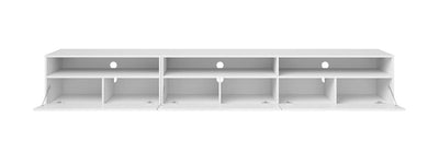 Baros 40 TV Cabinet 270cm [White] - Interior Image 