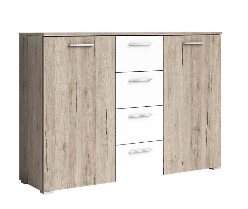 Beta Sideboard Cabinet [Oak] - White Background