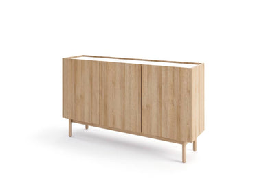 Boho Sideboard Cabinet 144cm [Oak] - White Background