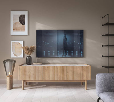 Boho TV Cabinet 144cm [Oak] - Lifestyle Image