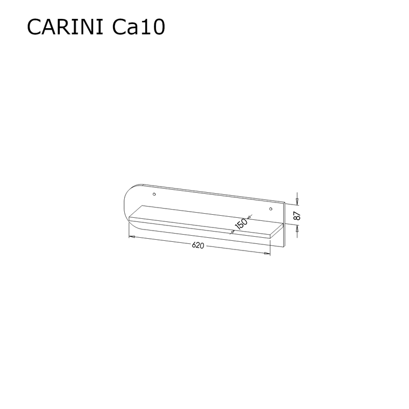 Carini CA10 Wall Shelf 70cm