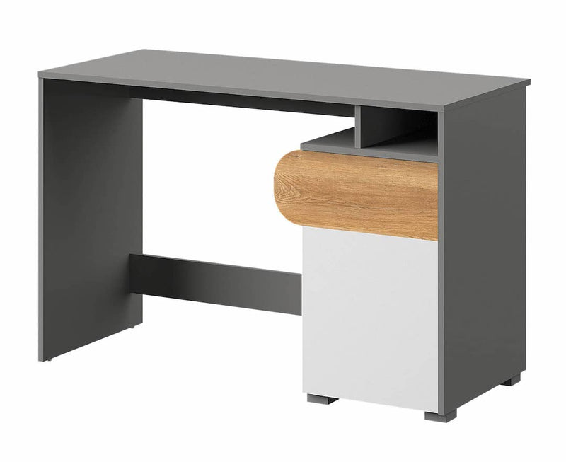 Carini CA8 Computer Desk 120cm [Grey] - White Background 