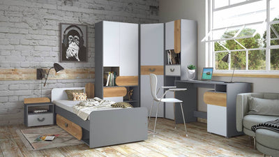 Carini CA2 Tall Cabinet 80cm [White] - Lifestyle Image 2