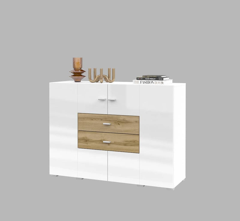 Coby 43 Sideboard Cabinet 122cm [White] - White Background