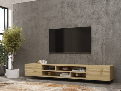 Coby 40 TV Cabinet 209cm [Oak] - Lifestyle Image 2