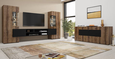 Coby 26 Sideboard Cabinet 165cm [Oak Monastery] - Lifestyle Image