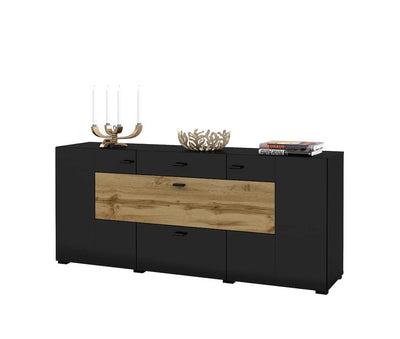 Coby 26 Sideboard Cabinet 165cm [Black] - White Background 
