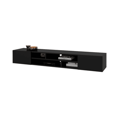 Coby 40 TV Cabinet 209cm [Black] - White Background