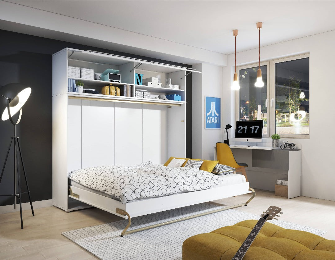 How To Build Overbed Unit CP-04 Horizontal Wall Bed Concept Pro 140cm with Over Bed Unit ...