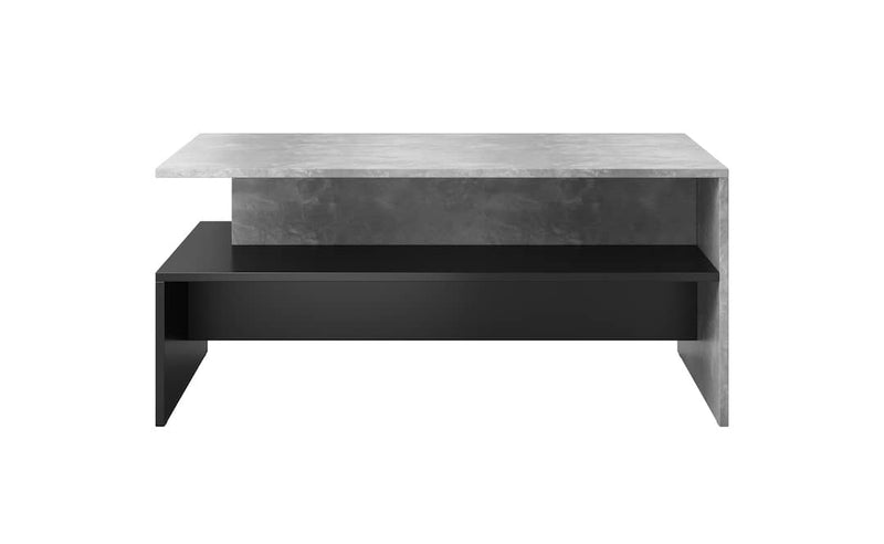 Baros 99 Coffee Table 100cm [Grey] - White Background 2