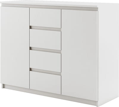 Idea ID-04 Sideboard Cabinet [White] - White Background