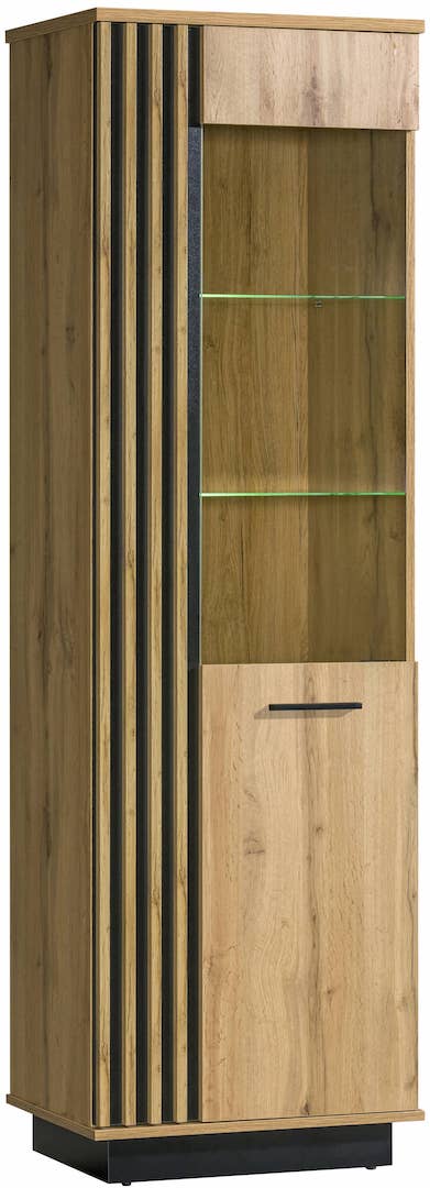 Lamelo LA2 Tall Display Cabinet 60cm