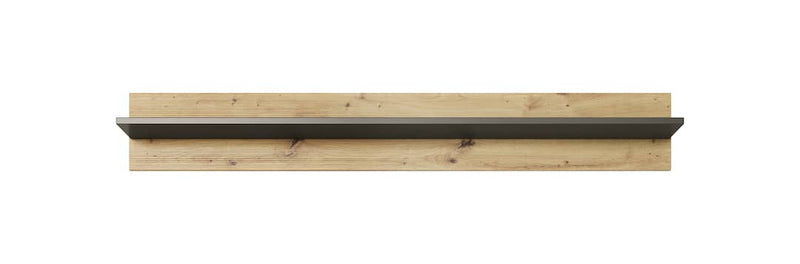 Arco Wall Shelf 138cm [Oak] - Front Angle