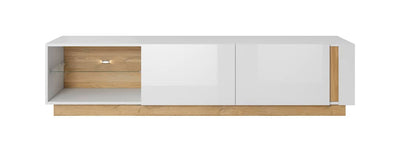 Arco TV Cabinet 188cm [White] - Front Angle
