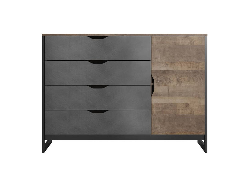 Arden Chest Of Drawers 138cm [Oak] - Front Angle