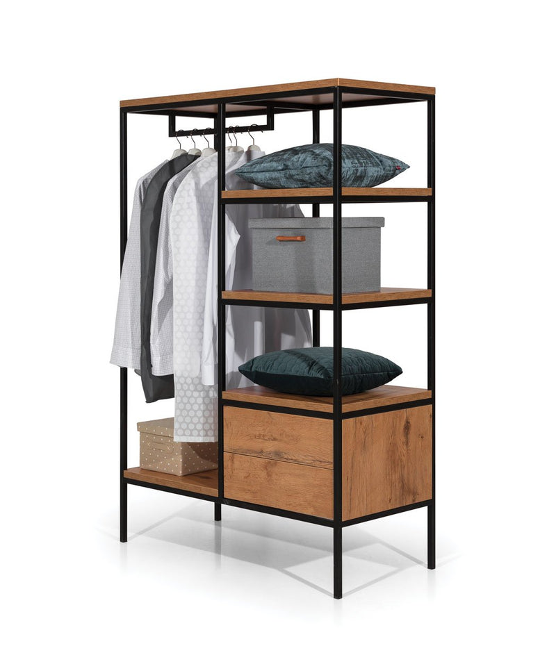 Loft Open Wardrobe Storage System 106cm