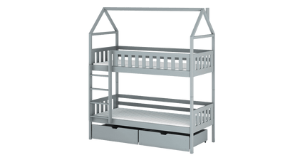 Wooden Bunk Bed Gaja With Storage