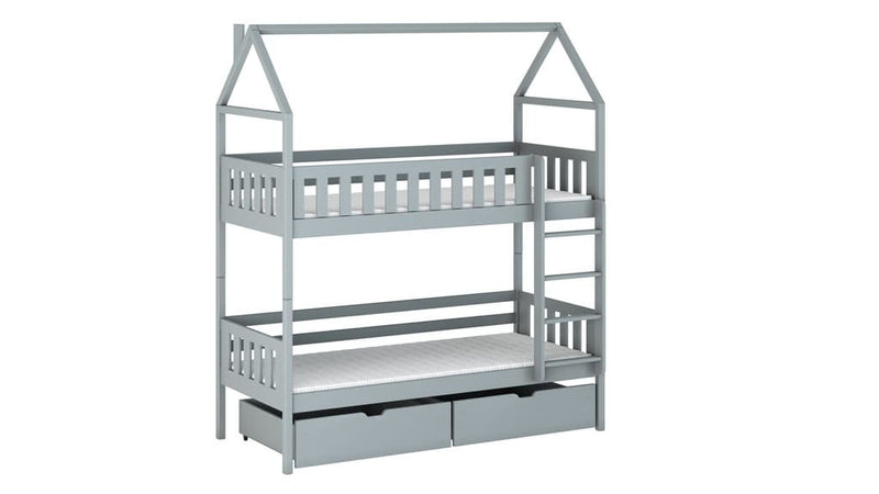 Wooden Bunk Bed Gaja With Storage